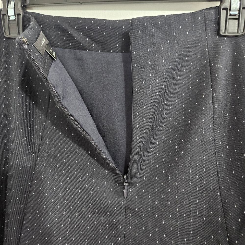 Ann Taylor Wool A-Line Polka Dot Knee-Length Skirt. Size 8 Medium - Picture 5 of 7